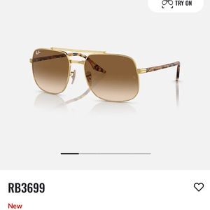 Ray Ban RB3699 aviator sunglasses